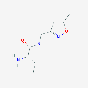 2-amino-N-methyl-N-[(5-methyl-1,2-oxazol-3-yl)methyl]butanamide