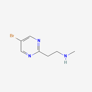 [2-(5-Bromopyrimidin-2-YL)ethyl](methyl)amine