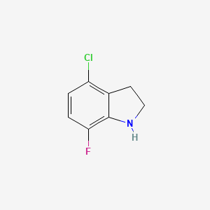 4-chloro-7-fluoro-2,3-dihydro-1H-indole