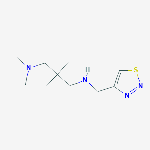 [3-(Dimethylamino)-2,2-dimethylpropyl](1,2,3-thiadiazol-4-ylmethyl)amine