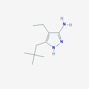 3-(2,2-Dimethylpropyl)-4-ethyl-1H-pyrazol-5-amine