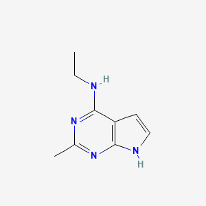 N-Ethyl-2-methyl-7H-pyrrolo[2,3-D]pyrimidin-4-amine