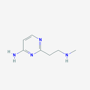 2-[2-(Methylamino)ethyl]pyrimidin-4-amine