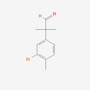 2-(3-Bromo-4-methylphenyl)-2-methylpropanal