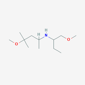 (4-Methoxy-4-methylpentan-2-yl)(1-methoxybutan-2-yl)amine