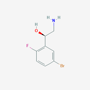 (1R)-2-amino-1-(5-bromo-2-fluorophenyl)ethan-1-ol