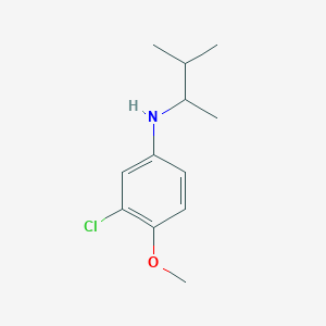 3-chloro-4-methoxy-N-(3-methylbutan-2-yl)aniline