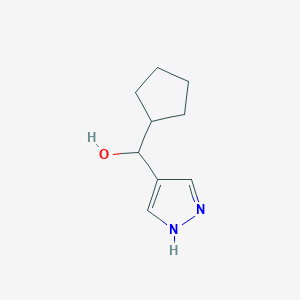 Cyclopentyl(1H-pyrazol-4-yl)methanol