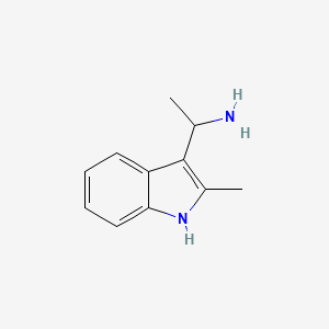 1-(2-Methyl-1H-indol-3-YL)ethan-1-amine