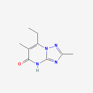 7-ethyl-2,6-dimethyl-4H,5H-[1,2,4]triazolo[1,5-a]pyrimidin-5-one