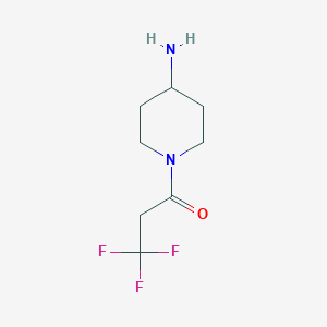 1-(4-Aminopiperidin-1-yl)-3,3,3-trifluoropropan-1-one