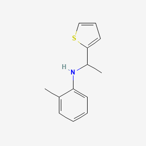 2-Methyl-N-[1-(thiophen-2-yl)ethyl]aniline