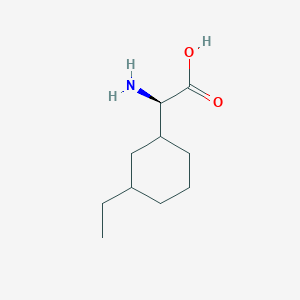 (2R)-2-Amino-2-(3-ethylcyclohexyl)acetic acid