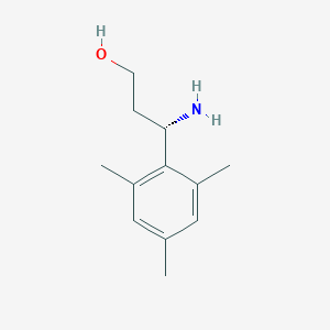 (3S)-3-amino-3-(2,4,6-trimethylphenyl)propan-1-ol