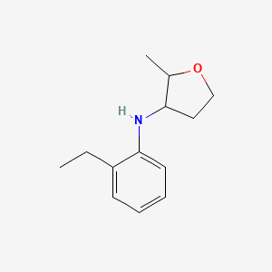 N-(2-Ethylphenyl)-2-methyloxolan-3-amine