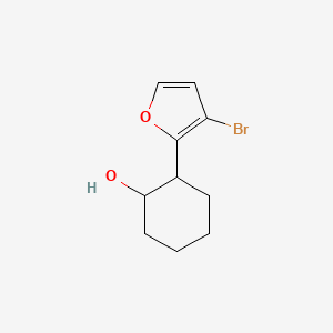 2-(3-Bromofuran-2-yl)cyclohexan-1-ol