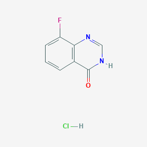 8-Fluoro-3,4-dihydroquinazolin-4-one hydrochloride