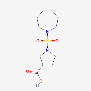 1-(Azepane-1-sulfonyl)pyrrolidine-3-carboxylic acid