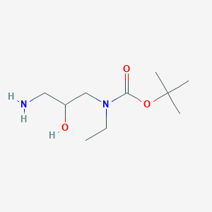 tert-Butyl N-(3-amino-2-hydroxypropyl)-N-ethylcarbamate