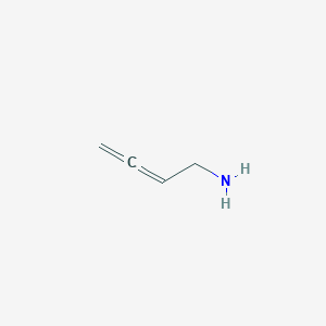 molecular formula C4H7N B13291314 Buta-2,3-dien-1-amine 