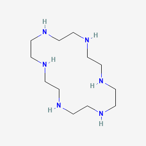 molecular formula C12H30N6 B1329227 1,4,7,10,13,16-六氮杂环十八烷 CAS No. 296-35-5