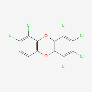 B1329229 1,2,3,4,6,7-Hexachlorodibenzo-P-dioxin CAS No. 58200-66-1