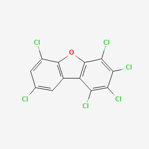 B1329246 1,2,3,4,6,8-Hexachlorodibenzofuran CAS No. 69698-60-8