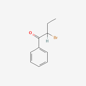 B1329250 2-Bromo-1-phenylbutan-1-one CAS No. 73908-28-8