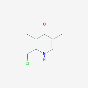 molecular formula C8H10ClNO B132928 2-Chloromethyl-3,5-dimethylpyridin-4-ol CAS No. 220771-03-9