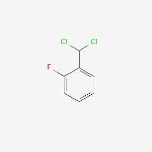molecular formula C7H5Cl2F B1329292 1-(二氯甲基)-2-氟苯 CAS No. 320-65-0
