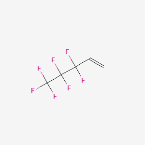 molecular formula C5H3F7 B1329303 3,3,4,4,5,5,5-七氟戊-1-烯 CAS No. 355-08-8