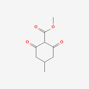 molecular formula C9H12O4 B13293076 Methyl 4-methyl-2,6-dioxocyclohexane-1-carboxylate 