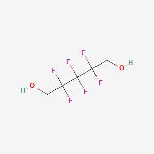molecular formula C5H6F6O2 B1329311 2,2,3,3,4,4-六氟-1,5-戊二醇 CAS No. 376-90-9
