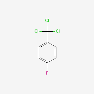 molecular formula C7H4Cl3F B1329314 4-氟苯甲酰氯 CAS No. 402-42-6