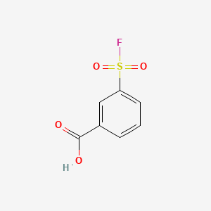 molecular formula C7H5FO4S B1329322 3-(氟磺酰基)苯甲酸 CAS No. 454-95-5
