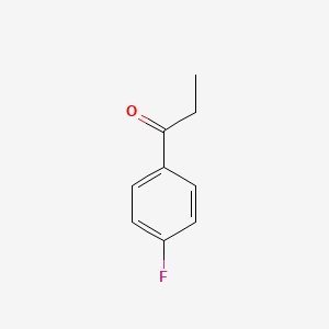 molecular formula C9H9FO B1329323 4'-氟代丙基苯酮 CAS No. 456-03-1