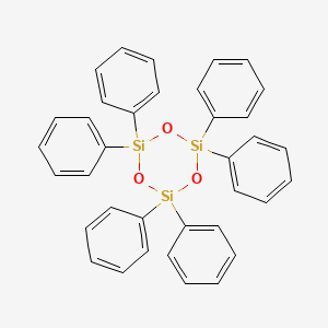 molecular formula C36H30O3Si3 B1329326 六苯基环三硅氧烷 CAS No. 512-63-0