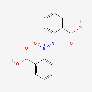 molecular formula C14H10N2O5 B1329331 (2-Carboxyphenyl)-(2-carboxyphenyl)imino-oxidoazanium CAS No. 573-79-5