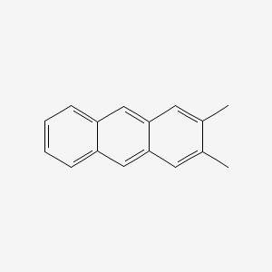 molecular formula C16H14 B1329340 2,3-二甲基蒽 CAS No. 613-06-9