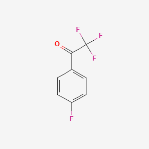 molecular formula C8H4F4O B1329349 2,2,2,4'-四氟乙酰苯酮 CAS No. 655-32-3