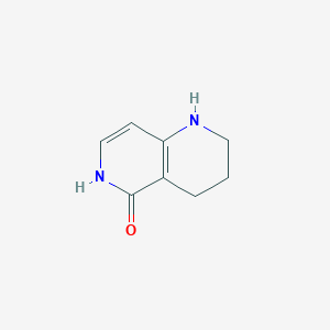 molecular formula C8H10N2O B132935 1,2,3,4-四氢-1,6-萘啶-5-醇 CAS No. 155057-98-0