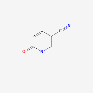 molecular formula C7H6N2O B1329355 1-甲基-6-氧代-1,6-二氢吡啶-3-碳腈 CAS No. 768-45-6