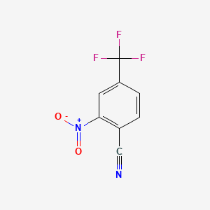 molecular formula C8H3F3N2O2 B1329358 2-硝基-4-(三氟甲基)苯腈 CAS No. 778-94-9