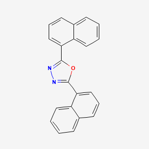molecular formula C22H14N2O B1329370 2,5-二(1-萘基)-1,3,4-噁二唑 CAS No. 905-62-4