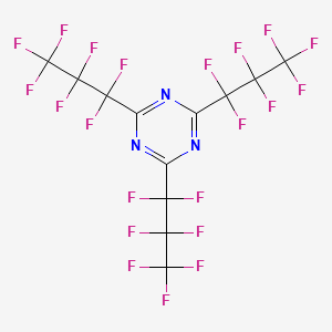 2,4,6-Tris(heptafluoropropyl)-1,3,5-triazine