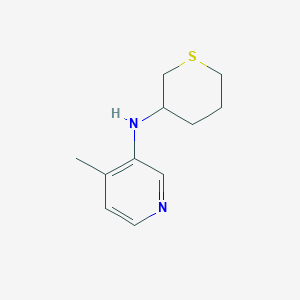 4-methyl-N-(thian-3-yl)pyridin-3-amine