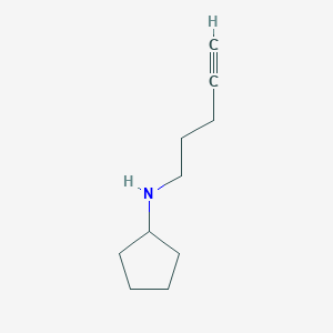 N-(Pent-4-YN-1-YL)cyclopentanamine