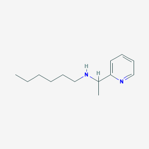 Hexyl[1-(pyridin-2-yl)ethyl]amine