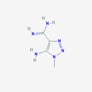 5-Amino-1-methyl-1H-1,2,3-triazole-4-carboximidamide