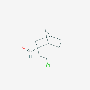 2-(2-Chloroethyl)bicyclo[2.2.1]heptane-2-carbaldehyde